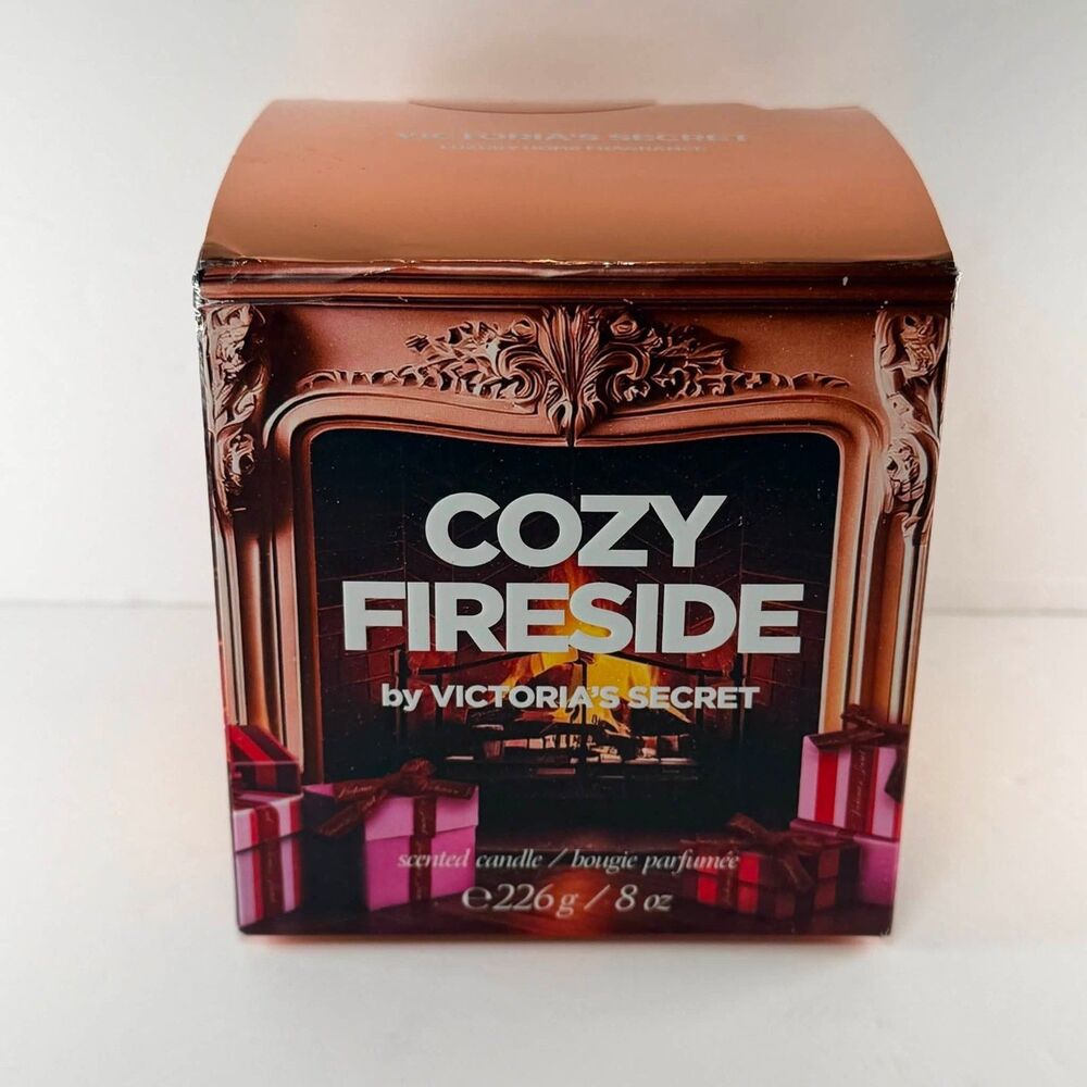 Victoria’s Secret Cozy Fireside Scented Candle – 8 oz / 226 g